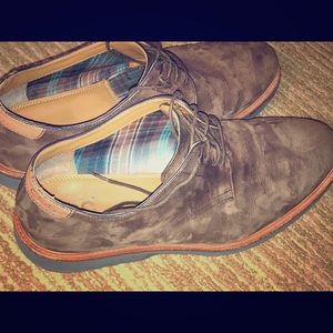 Clark’s Men’s Brown Suede Oxford Lace Ups Sz 11